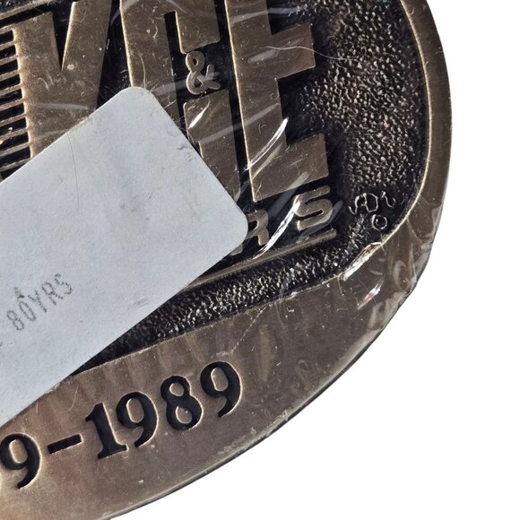 Kansas Gas And Electric KGE Belt Buckle NOS KS 80 Years 1989 KG And E Vintage - Picture 6 of 16